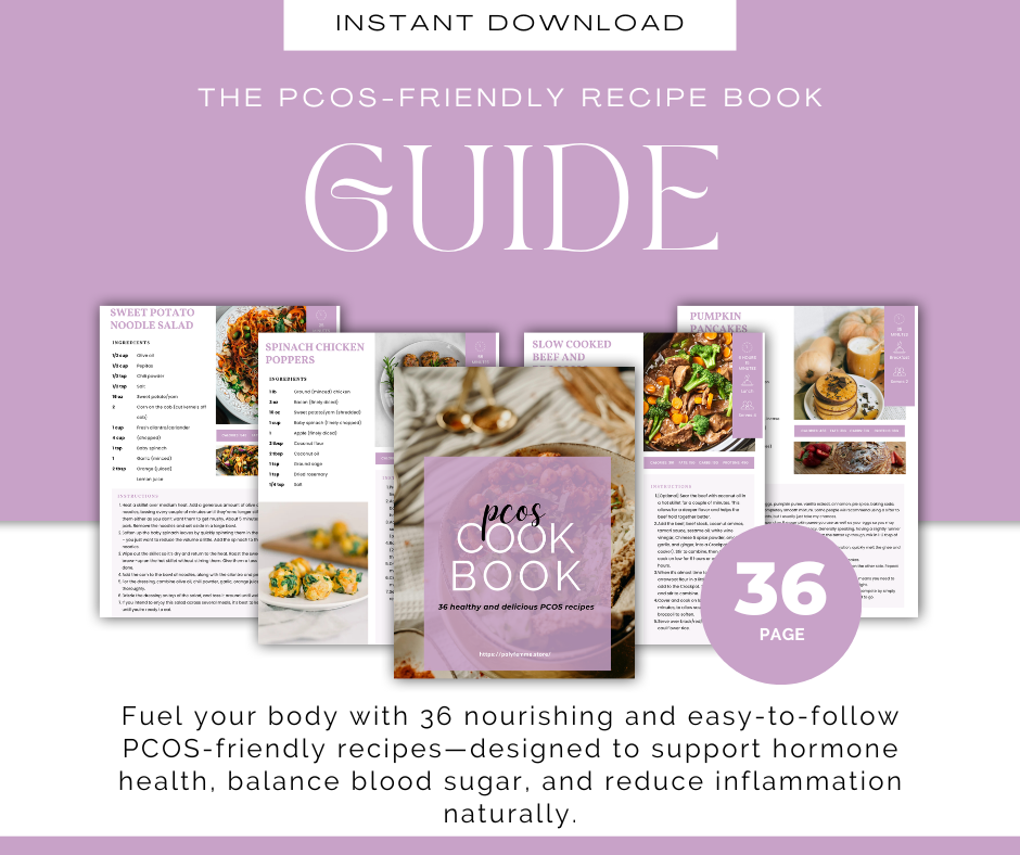 PCOS Recipe Book – 36 Hormone-Friendly Meals (Printable PDF)