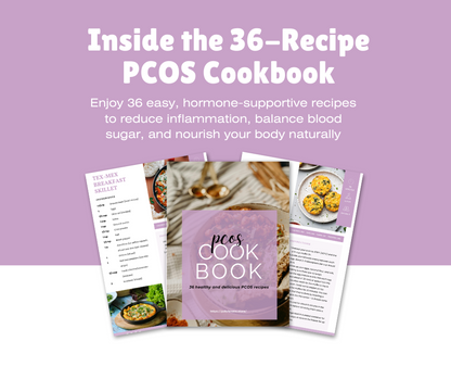 PCOS Recipe Book – 36 Hormone-Friendly Meals (Printable PDF)